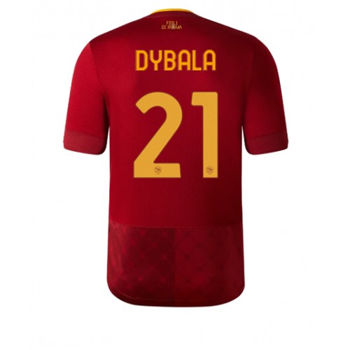 AS Roma Paulo Dybala #21 Hjemmedrakt 2022-23 Kortermet AS Roma Paulo Dybala #21 Hjemmedrakt 2022-23 Kortermet